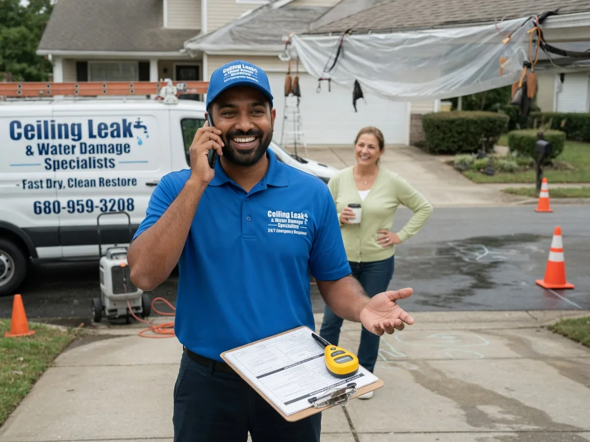 Ceiling Leak Cleanup Wainscott, NY FAQs